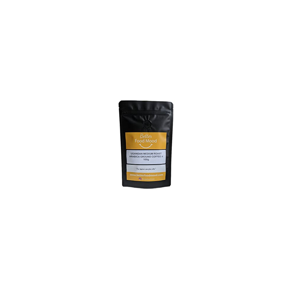 Ugandan Medium Roast Arabica Ground Coffee 100g | Single Origin Mt. Elgon 100% Arabica Ground Coffee - Beans Sourced from Small Scale Farmers | Better-image-OPC-PVWJTM5-NEW
