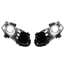 1Pair Fog Lamp Frame Front Bumper Fog Lamp Cover Fog Light Bezel for Fusion 2013-2016 FO1038136, FO1039136