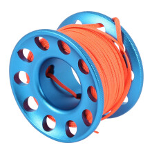 Surface Buoy Set Diver Below Signal Flag Tube with 15M Spool Reel Scuba Diving Equipment for Diving Scuba