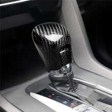 Real Carbon Fiber Car Gear Shift Knob for 10 Gen 2016-2020 Car Interior Decorative Accessories Red