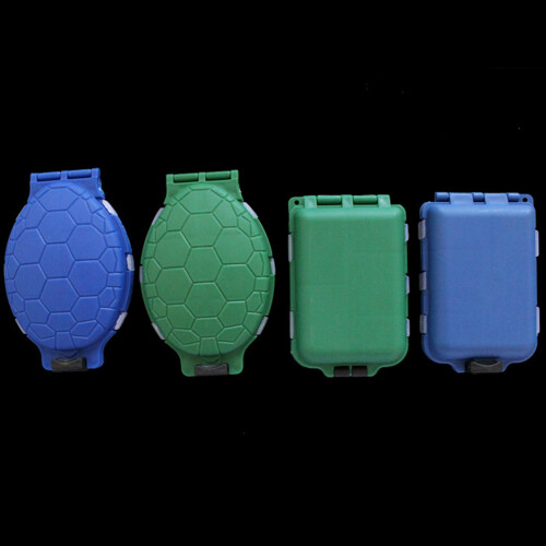 2St Transparante Vangbox Dubbelzijdig ABS Plastic Met Vakken 1