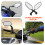 4Pièces Rétroviseurs Scooter Noir Pliable Pour Facile 4