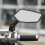 4Pièces Rétroviseurs Scooter Noir Pliable Pour Facile 8