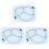 3Pièces Assiettes Silicone Avec Pour Enfants 2