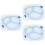 3Pièces Assiettes Silicone Avec Pour Enfants 6
