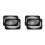 4Pièces Couvre Grilles Caisson Subwoofer En Acier Noir 2