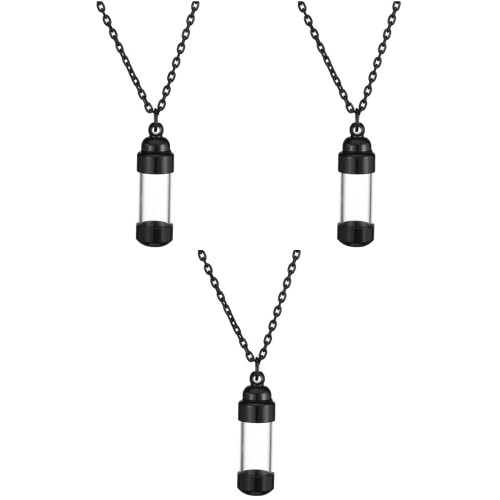 3Pièces Unique Noir Cendrier Flacon Fonctionnel 2