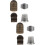 4Ensembles Dés Métalliques Pour Couture Patchwork Protection Doigts 7