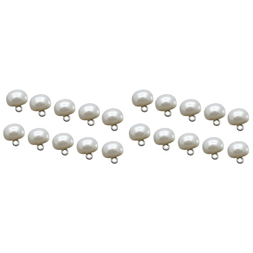 400Pièces Boutons Blancs Ronds Pour Couture 1