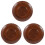 3Pièces Assiettes Snack Bois Pour Café Table 2