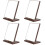 4Pièces Miroir Décoratif Bois Couleur Marron Clair Pour Coiffeuse 4