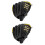2Pièces Protecteurs Baseball Softball Noir Solides 5