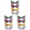 12Pièces Enfant Multicolores Costume Fête Durable 2