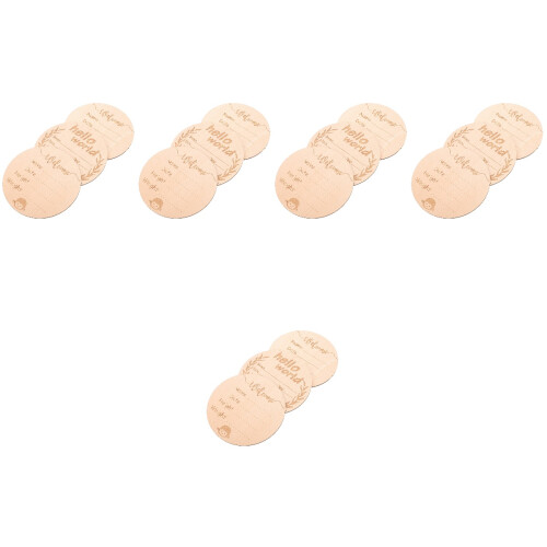 15Pièces Signes Bébé Bois Khaki Annonce Croissance 2