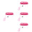 8Pièces Conteneurs Rose Multi-Usage Portable Pour Observer Insectes 5