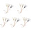 15Pièces Râteaux Miniatures Bois Fer Décor Maison 2