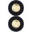 2Pièces Tampons Stopper Nylon Noir Sol Protégé 5