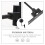 Zwart Aluminium Motorhelm Wandhouder Display Rek 4