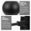 Zwart Aluminium Motorhelm Wandhouder Display Rek 5