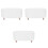 3Pièces Range Résistant Pour Bureau Et 6