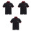 3Pièces Chemise Chef Courtes Premium Noir 2