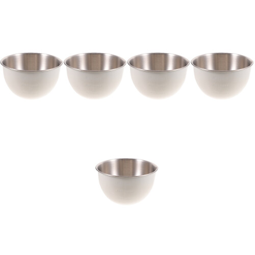 5Pièces Bols Beige Cuisine Mixage Salade Cuisson 2