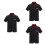 3Pièces Chemise Chef Courtes Premium Noir 5