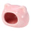 3Pièces Hamster Rose Céramique Avec Design Tête De Chat 9