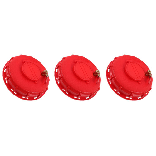 3Pièces Couvercles Ibc Plastique Rouge Résistants Usage 2