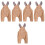 5Pièces Ensemble Photo Bébé - Khaki Tenue Adorable 4