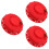 3Pièces Couvercles Ibc Plastique Rouge Résistants Usage 5