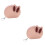 2Pièces -Monnaie Rose Pour , 5