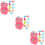 6Pièces Mini Machine Griffe Enfant Rose Jouet Main-Œil 8