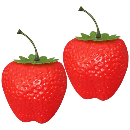 8Pièces Modèles Artificielles Rouge Décor Fruité