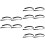 12Pièces Lanières De Fixation Pour Roues De Usage Polyvalent 6