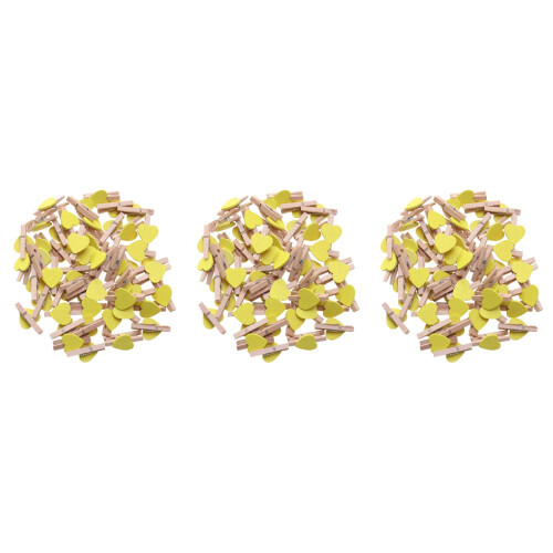 150Pièces Clips Mini Bois Fixation Photos Décoratives 2