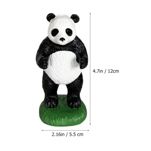 3Pièces Support Lunettes Décor Résine Panda Original 1