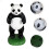 3Pièces Support Lunettes Décor Résine Panda Original 4