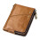 3Pièces Pochette Kaki Pour Cartes, Monnaie Et Documents 2
