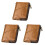 3Pièces Pochette Kaki Pour Cartes, Monnaie Et Documents 6