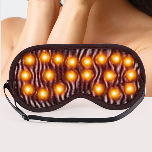Adjustable Magnetic Closure Eye Mask Light Blocking Comfortable For Night Shifting Black 1