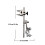 Drum Hardware Multilayer Clamp System Ergonomic Height Control Metal Texture 3