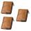 3Pièces Pochette Kaki Pour Cartes, Monnaie Et Documents 11