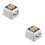 2Pièces Mini Maison Décoration Blanche, Modèles Miniatures 5