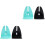 4Pièces Support Roue Hamster Usage Double 3