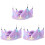 3Pièces Violet Suspendu Pour Hamsters Ecureuils Doux 3