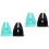 4Pièces Support Roue Hamster Usage Double 4