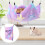 3Pièces Violet Suspendu Pour Hamsters Ecureuils Doux 10