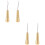 4Pièces Outils Couture Dorés, Cuivre, Usage , DIY 6