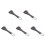 5Stk Violin Tailpiece Mit Feinstimmer Aus Robustem Aluminium Schwarz 6